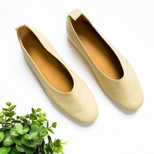 Everlane The Day Glove Leather Flats Cream Sz 5.5
